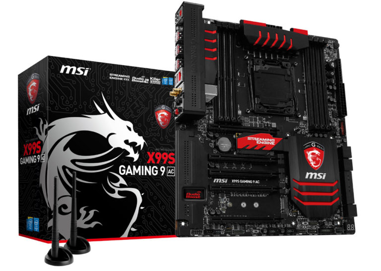 MSI stellt X99S GAMING 9AC Motherboard