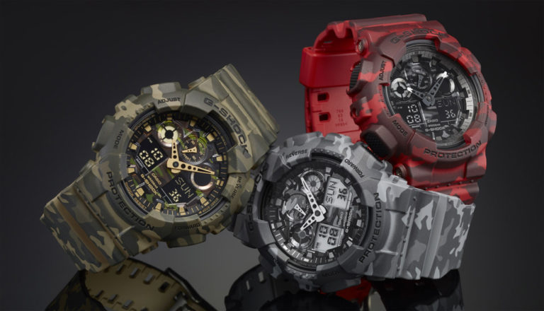 Casio G-SHOCK GA-100CM-5AER kommt im Tarnmuster