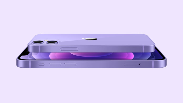 Apple iPhone 12 und iPhone 12 mini in Violett